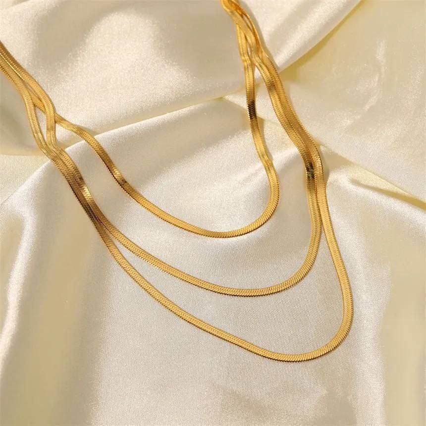 Elegant Layered Gold Necklace