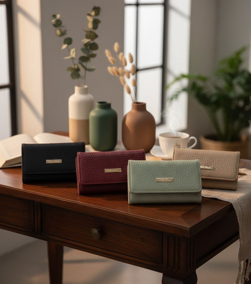 Product Name:
Medium-Size Premium Leather Snap Wallet