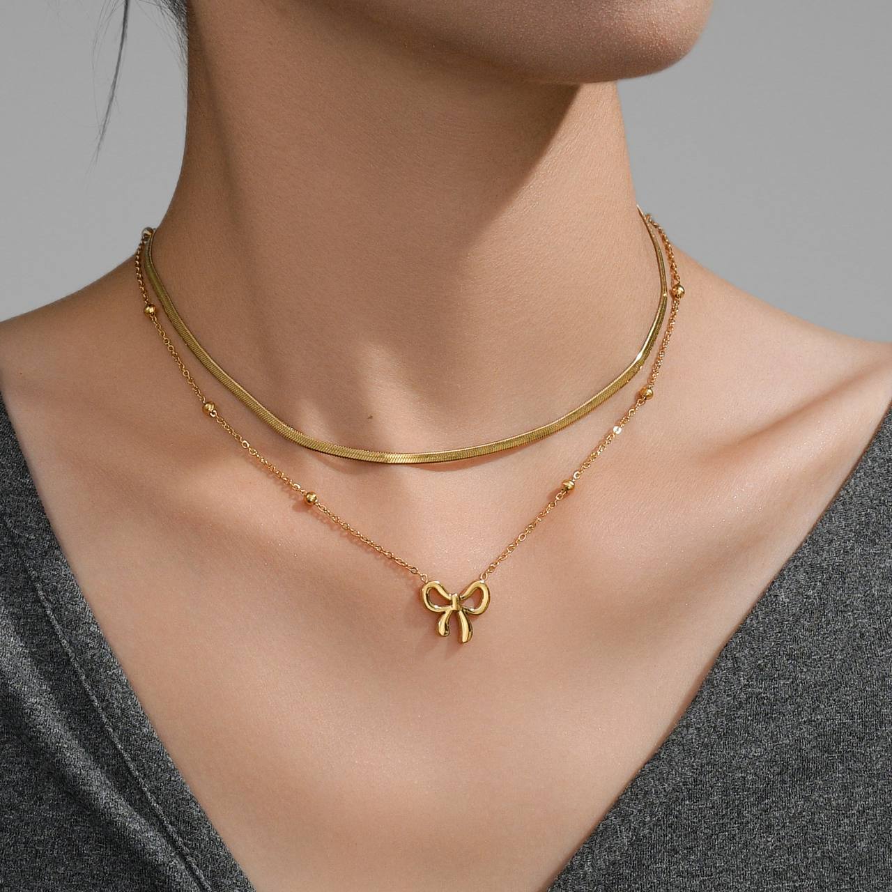 Product Name
Double-Layer Pure 316 Stainless Steel Necklace