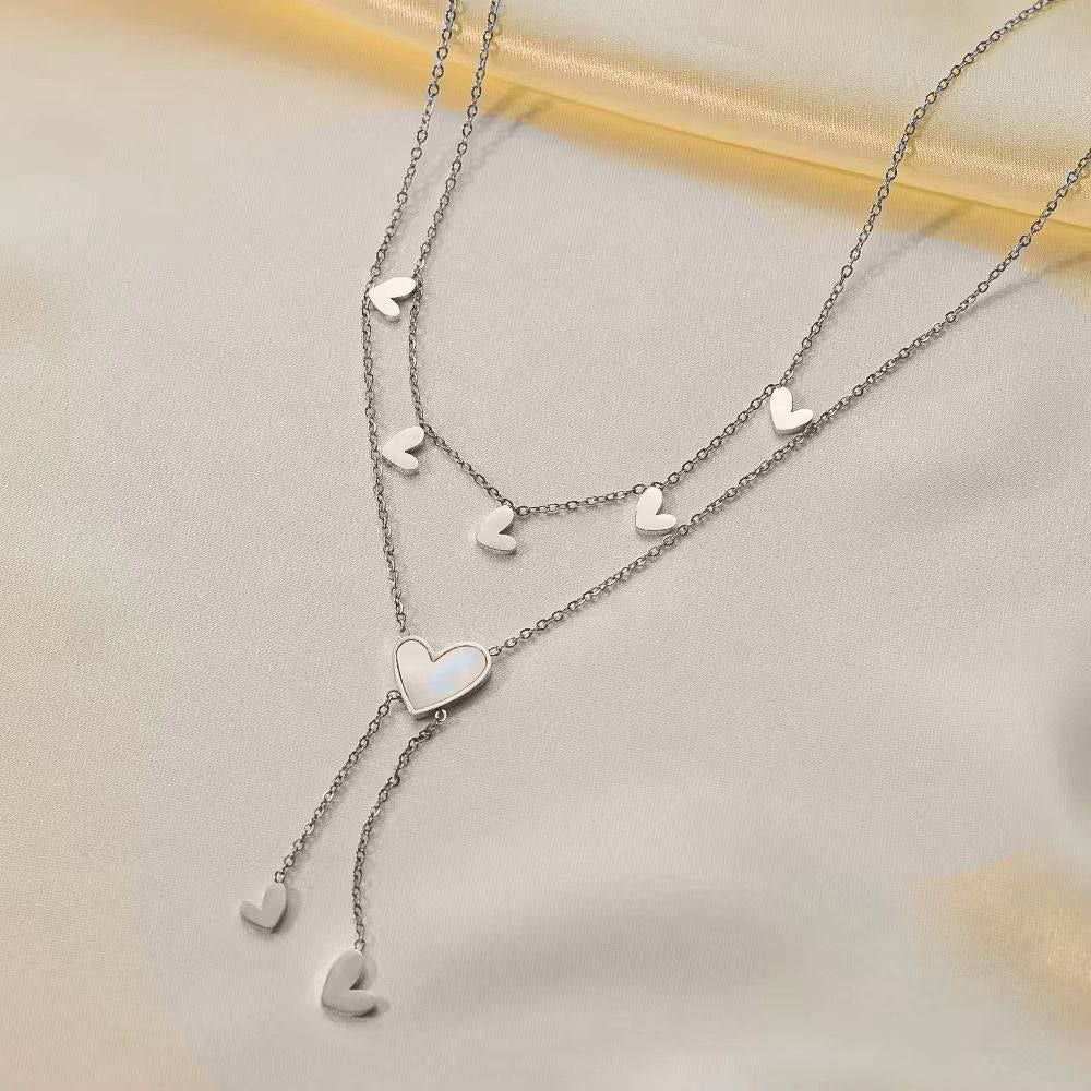 Product Name
Pure Stainless Steel 316 Double-Layer Necklace