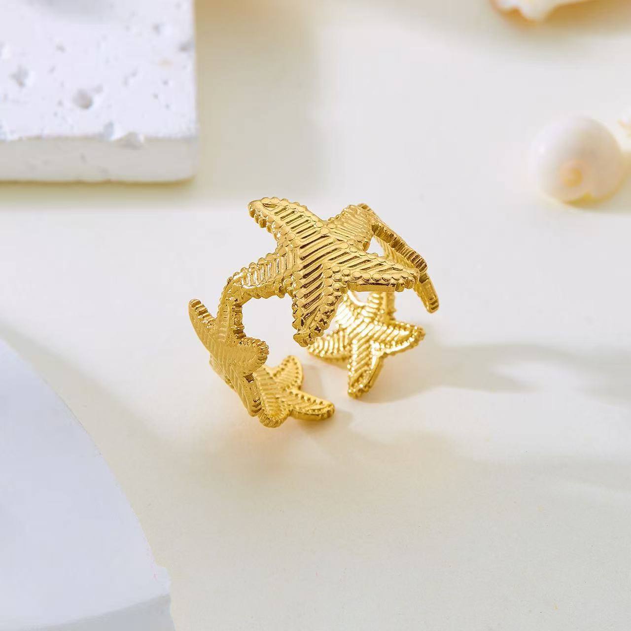 Product Name: Stainless Steel 316 Adjustable Stars Ring