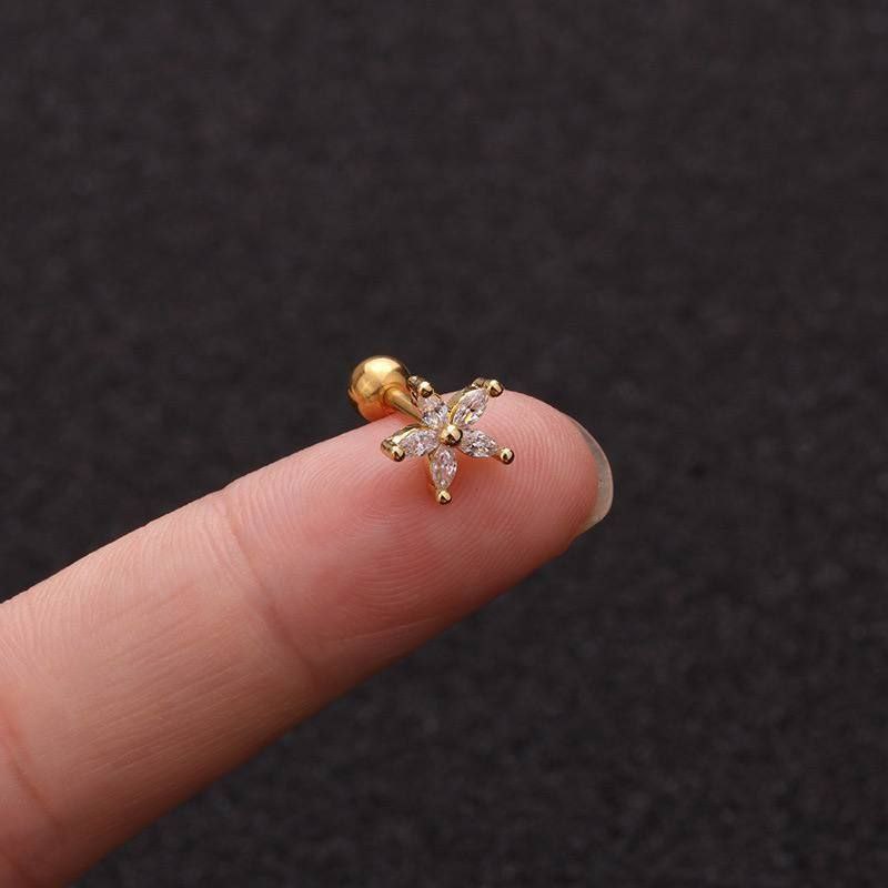 Product Name

Stainless Steel Barbell Piercing with Zircon Balls – Single Piece