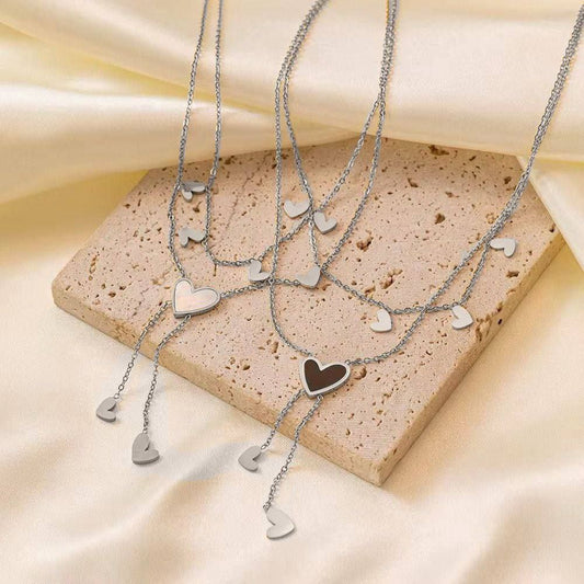 Product Name 

Pure Stainless Steel 316 Double-Layer Necklace