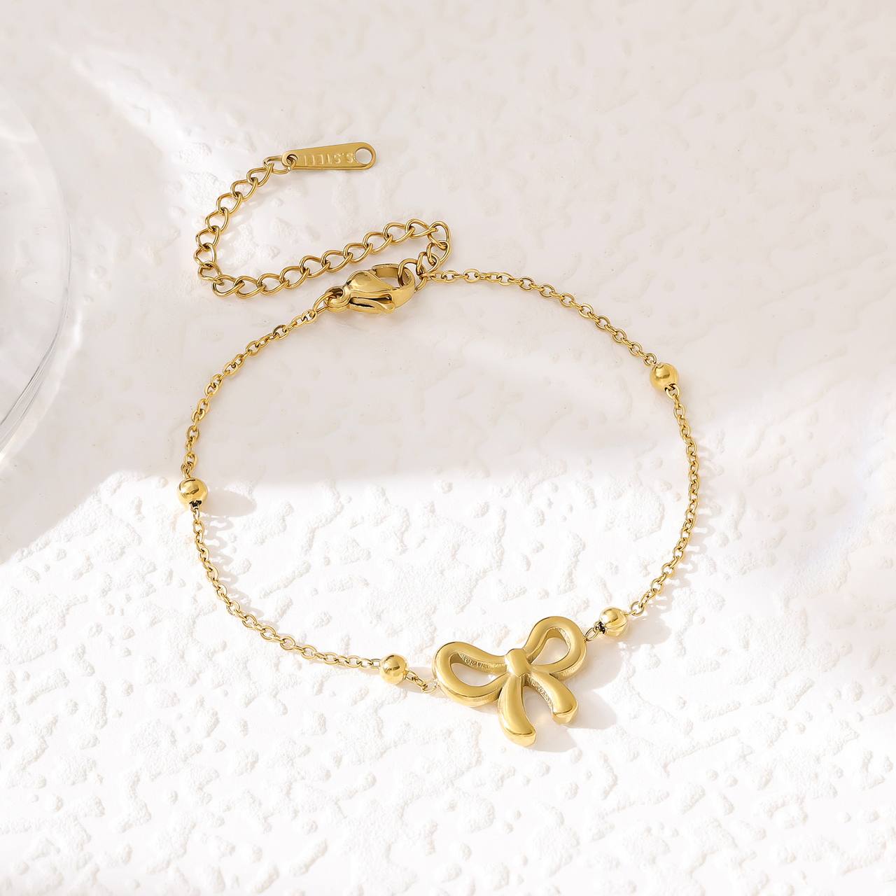 Product Name: Stainless Steel 316 Bow Bracelet 🎀