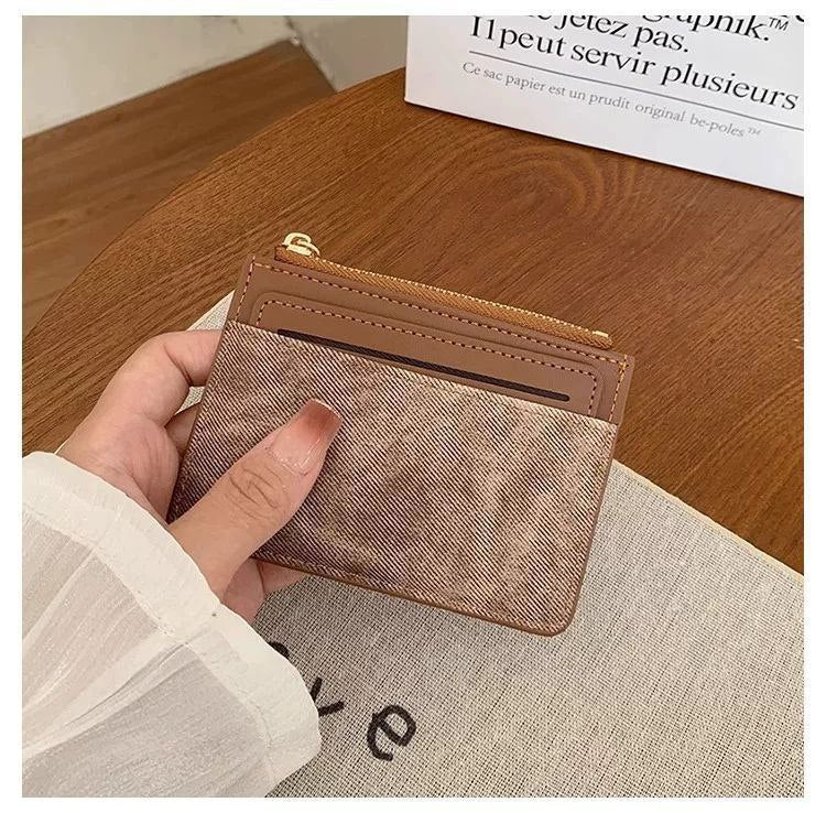 Product Name:
Trendy Slim Denim Zipper Card Holder