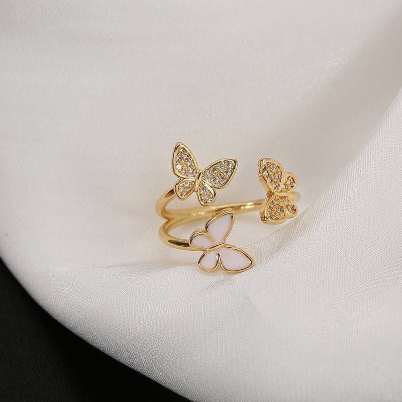 Product Name

Gold-Plated Adjustable Ring with Zircon Stones