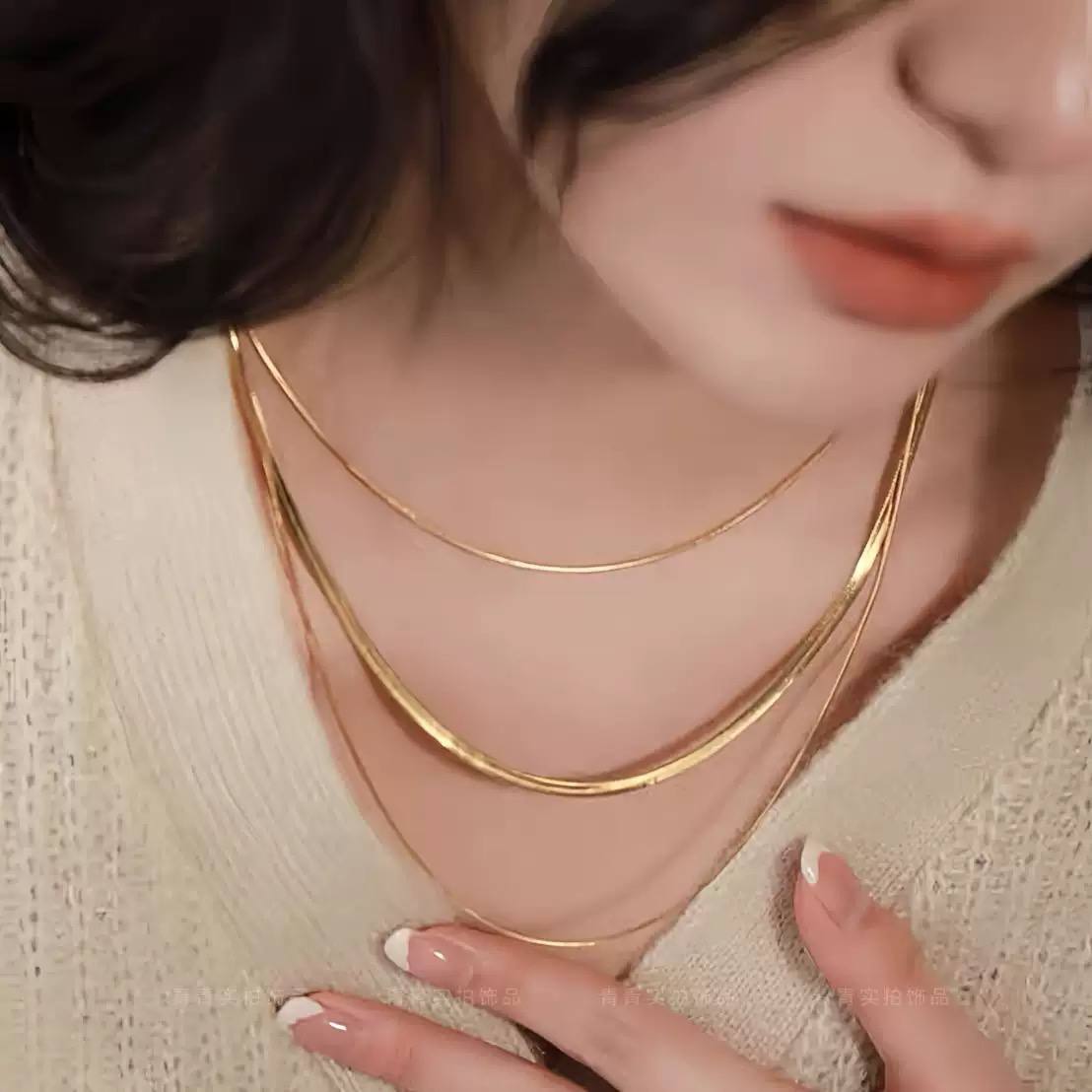 Product Name:
Triple-Layer Pure 316 Stainless Steel Necklace