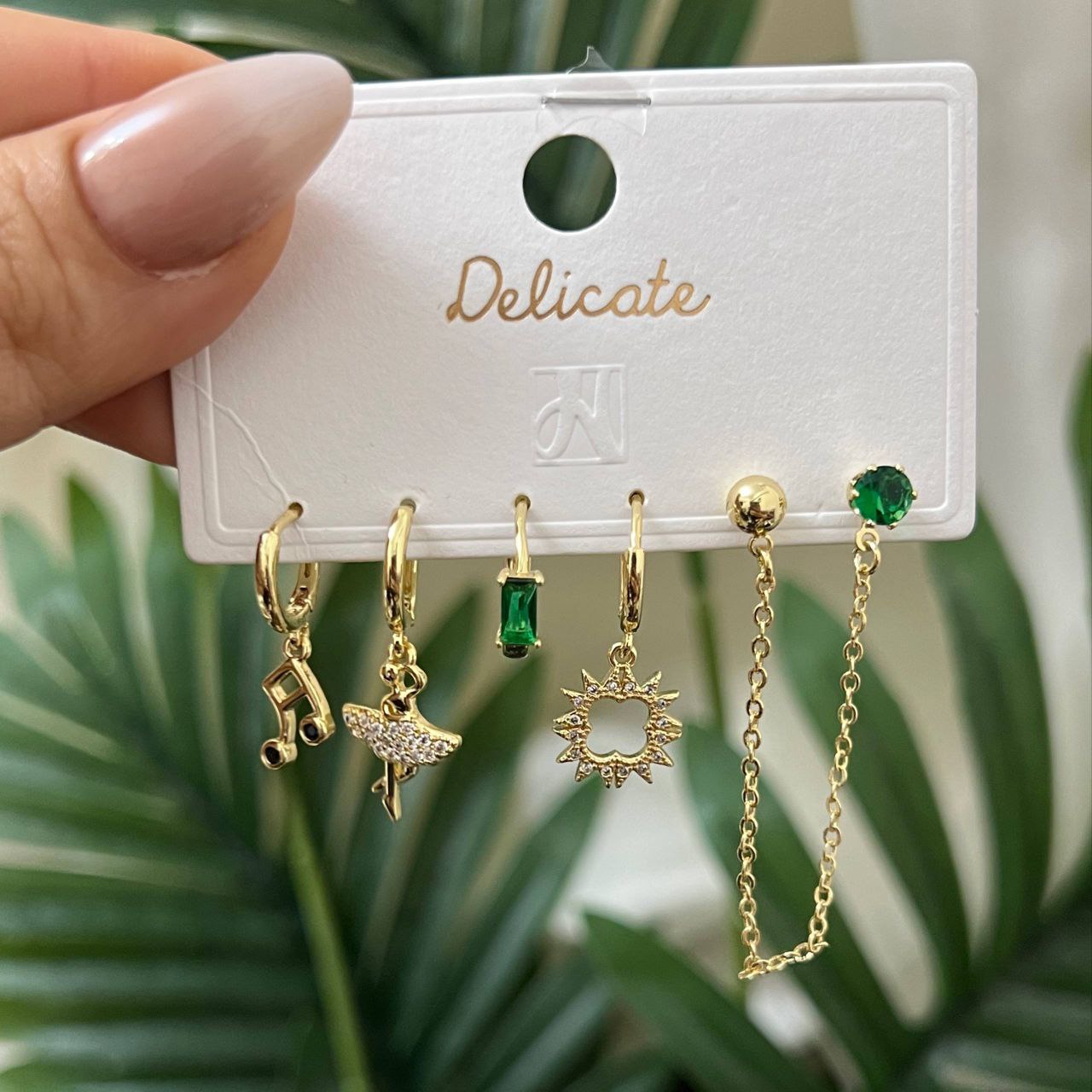 Product Name:
Premium Piercing Set – Chinese Gold Plated with Zircon Stones (6 Pieces)