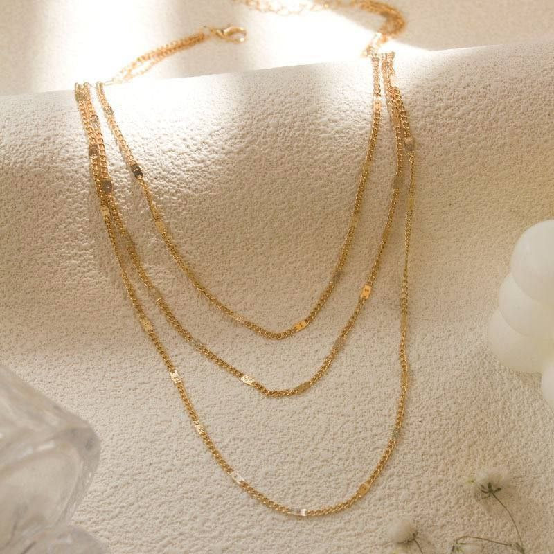 Product Name:
3-Layer Typical Gold Stainless Steel Necklace – Pure 316L