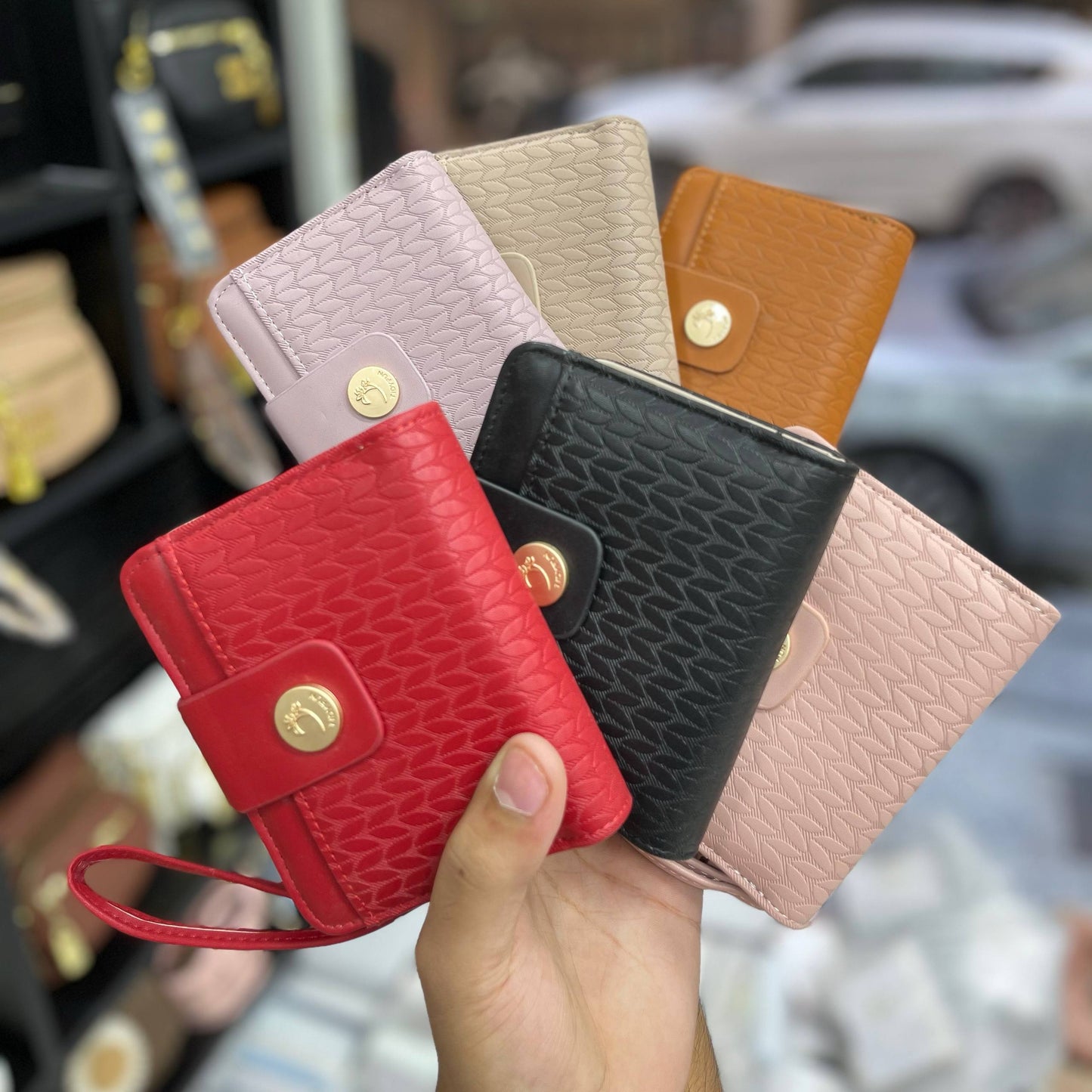 Product Name:

Textured Leather Mini Wallet Collection