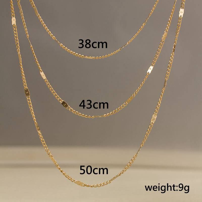 Product Name:
3-Layer Typical Gold Stainless Steel Necklace – Pure 316L
