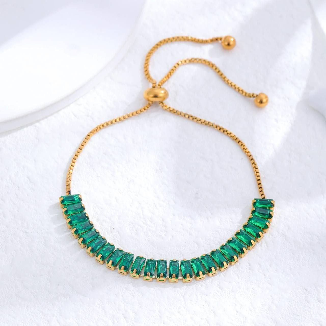 Product Name

Large Baguette Adjustable Gold-Plated Chinese Bracelet