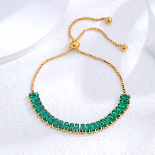 Product Name

Large Baguette Adjustable Gold-Plated Chinese Bracelet