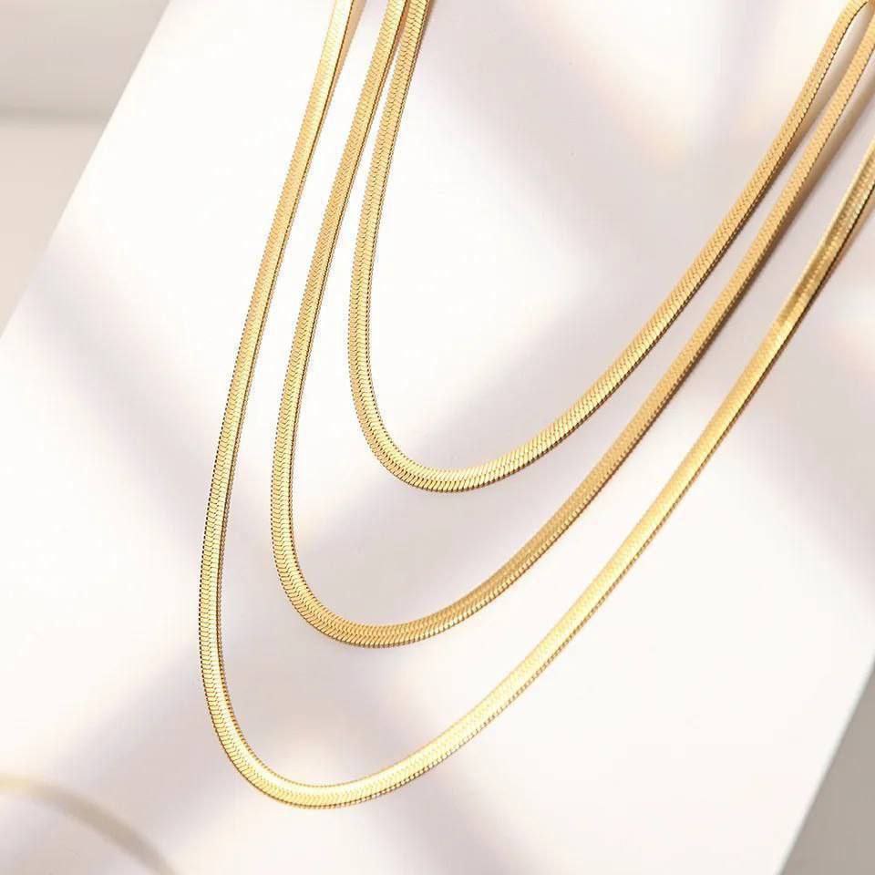 Elegant Layered Gold Necklace