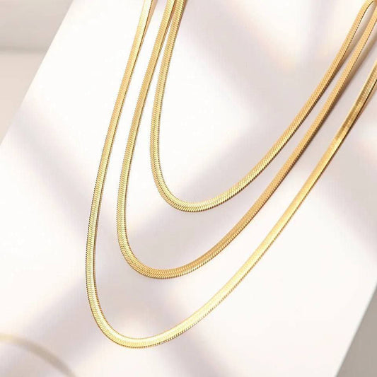 Elegant Layered Gold Necklace