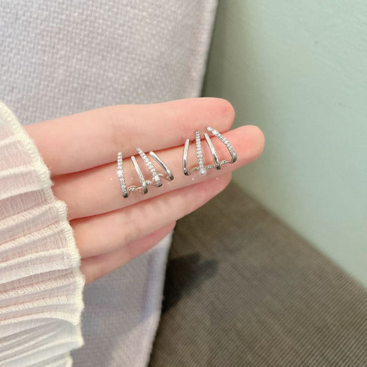 Product Name:
316 Pure Stainless Steel Beaded Hoop Earrings