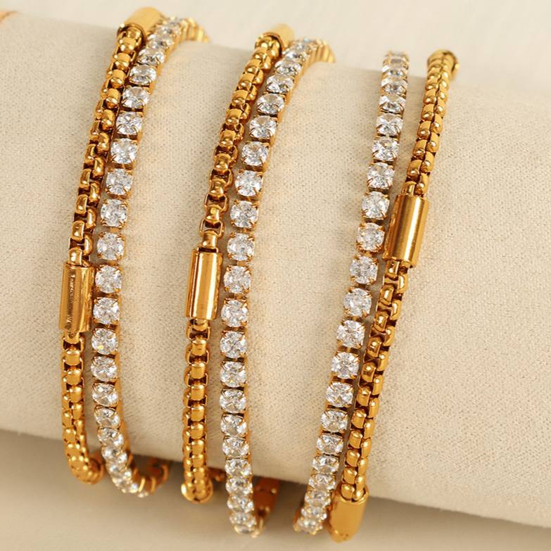 Product Name: Stainless Steel 316 Bracelet with Luxury Pearls