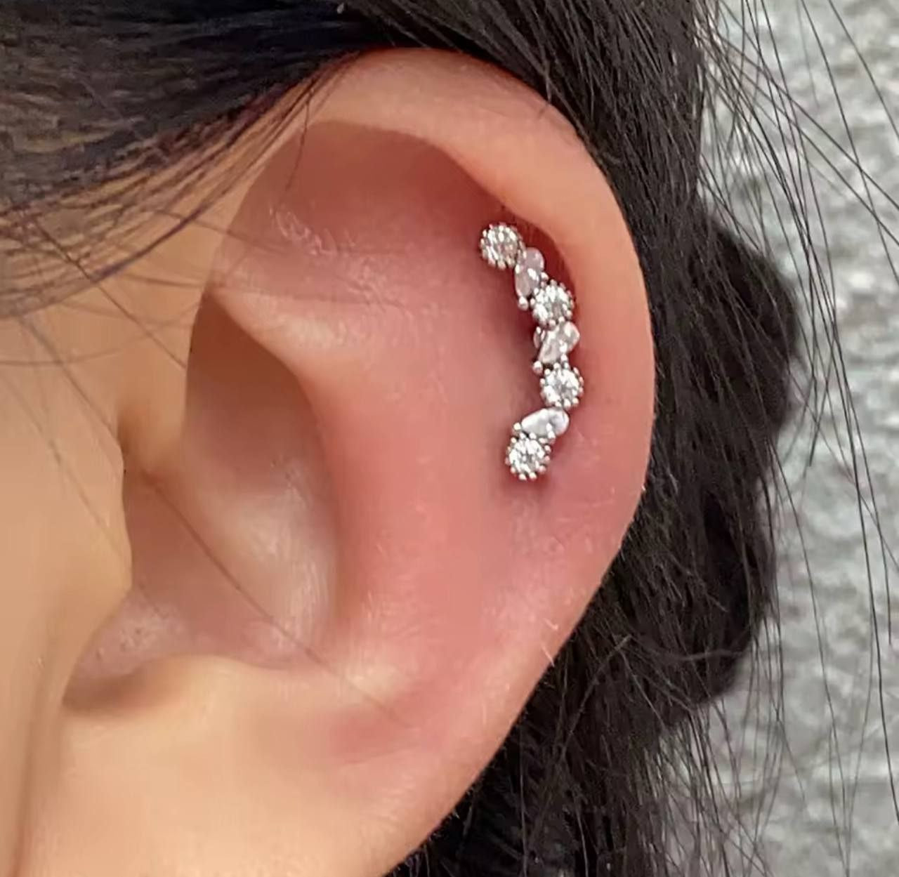 Product Name

316 Stainless Steel Ball Back Bar Piercing with Zircon Stones – Single Piece