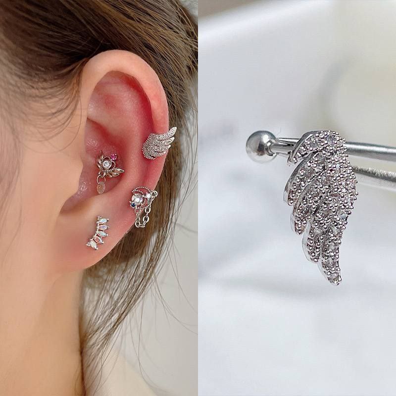 Crystal Angel Wing Piercing