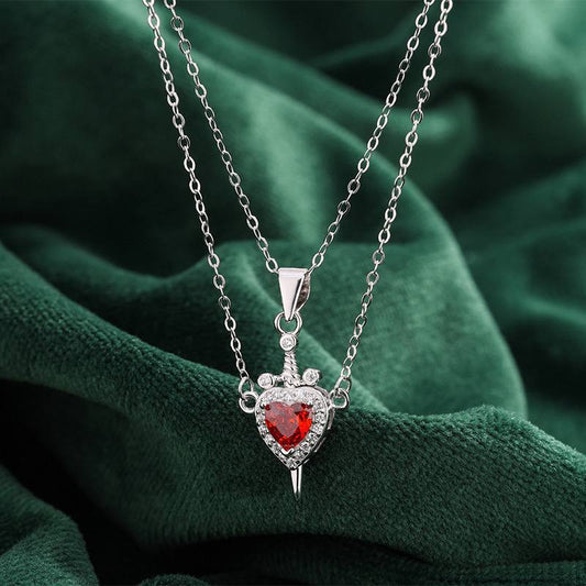 Product Name

316 Pure Stainless Steel Cables Double-Layer Necklace with Gold-Plated Zircon Pendant