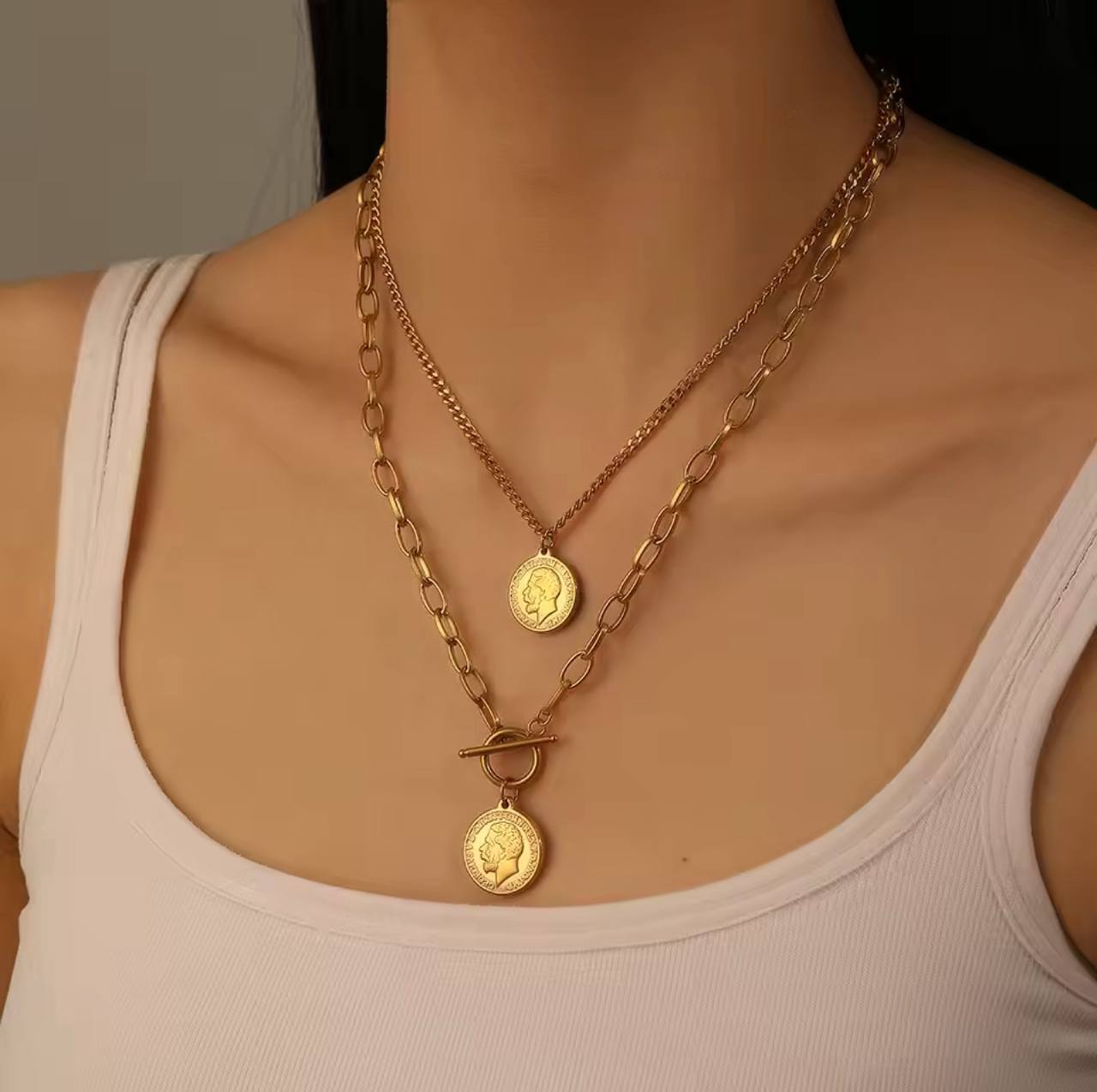 Product Name

2-Layer Coin Necklace – Pure 316 Stainless Steel