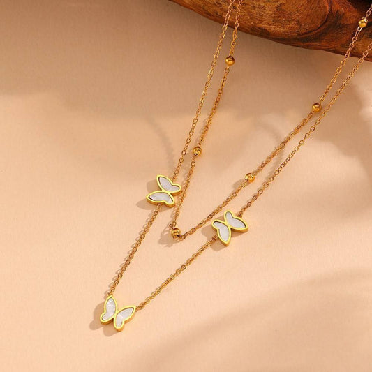 Product Name:
Butterfly Necklace & Bracelet Set – Pure 316 Stainless Steel