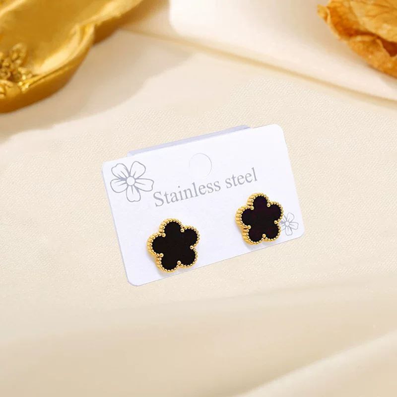 Product Name

316 Pure Stainless Steel Five-Petal Flower Earrings