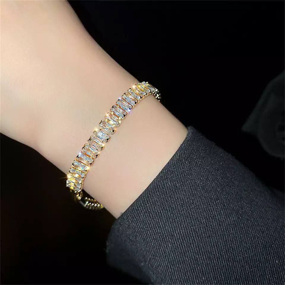 Product Name

Large Baguette Bracelet – Chinese Gold Plated with Zircon Stones