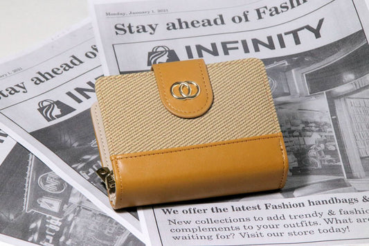 Luxury Women's Wallet with Golden Detail