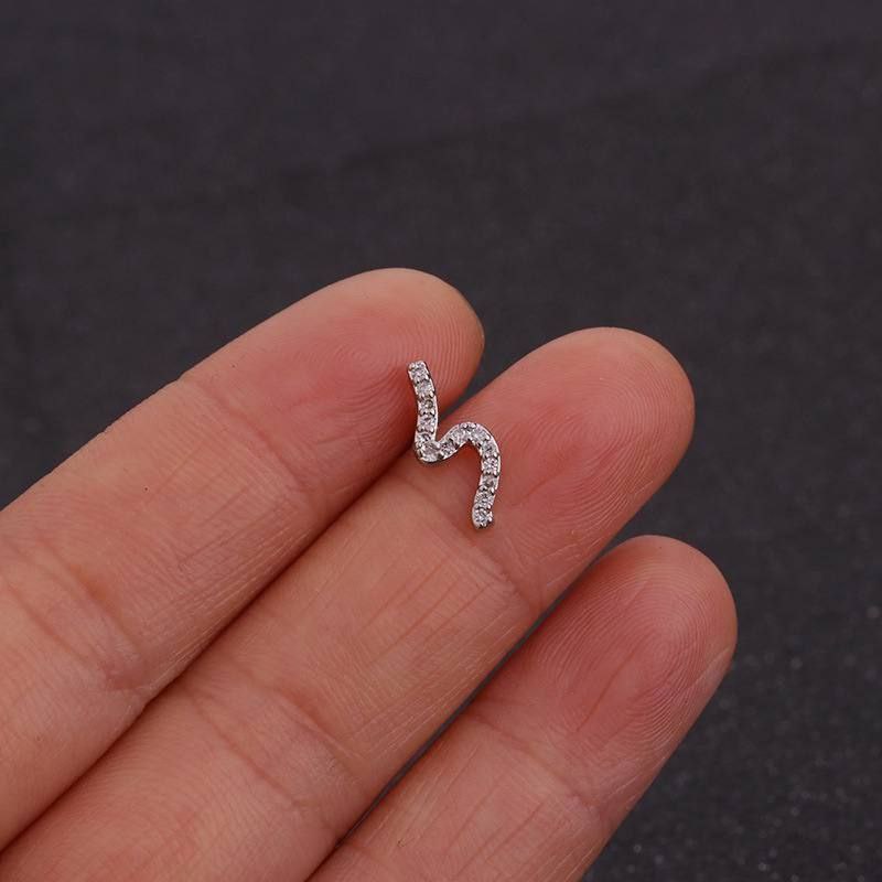 Product Name

Stainless Steel Barbell Piercing with Zircon Balls – Single Piece