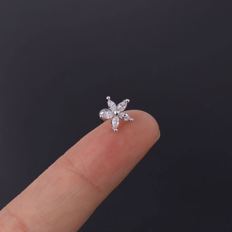 Product Name

Stainless Steel Barbell Piercing with Zircon Balls – Single Piece