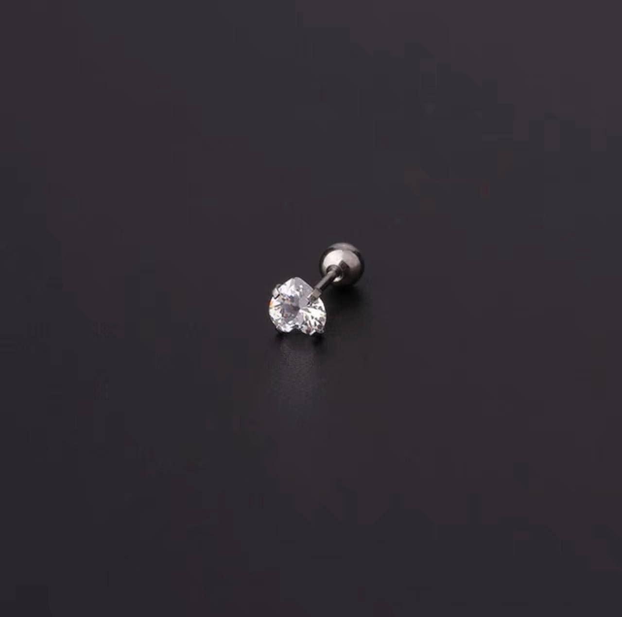 Product Name

316 Stainless Steel Heart-Shaped Zircon Piercing – 4mm – Single Piece
