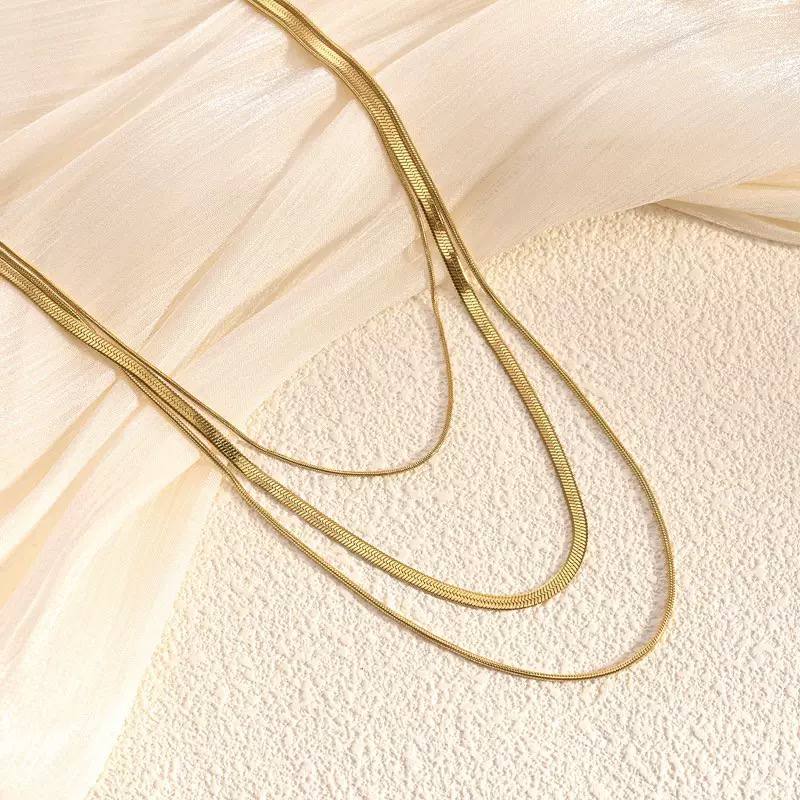 Product Name:
Triple-Layer Pure 316 Stainless Steel Necklace