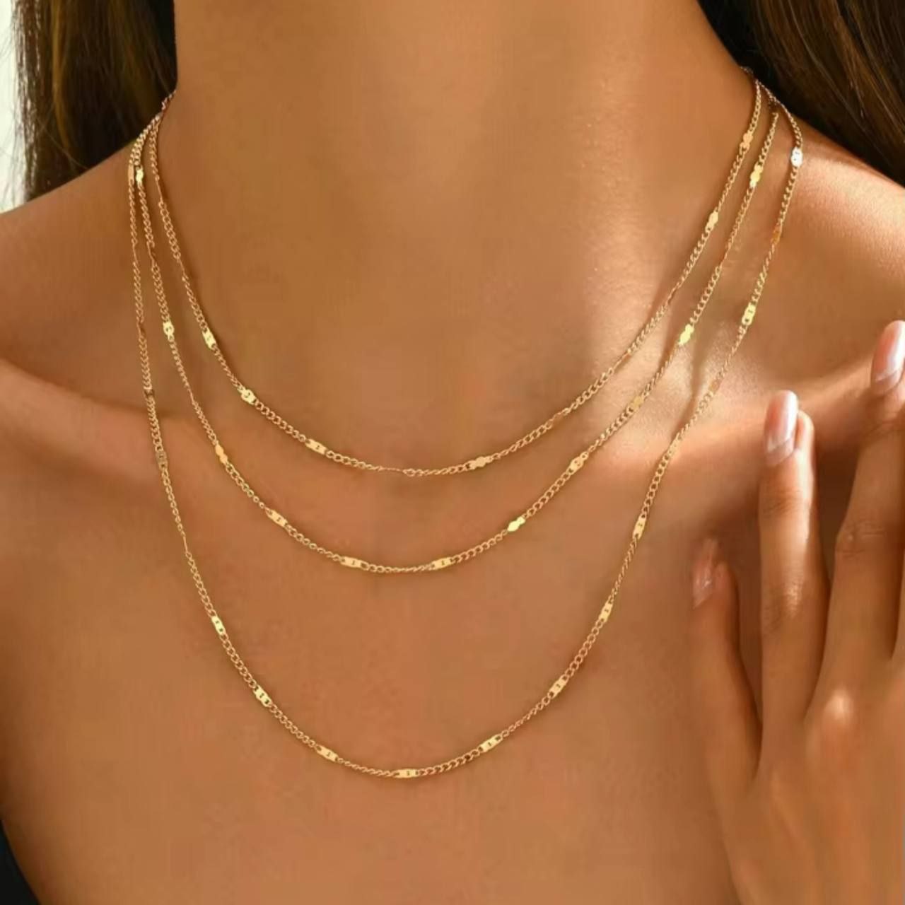 Product Name:
3-Layer Typical Gold Stainless Steel Necklace – Pure 316L