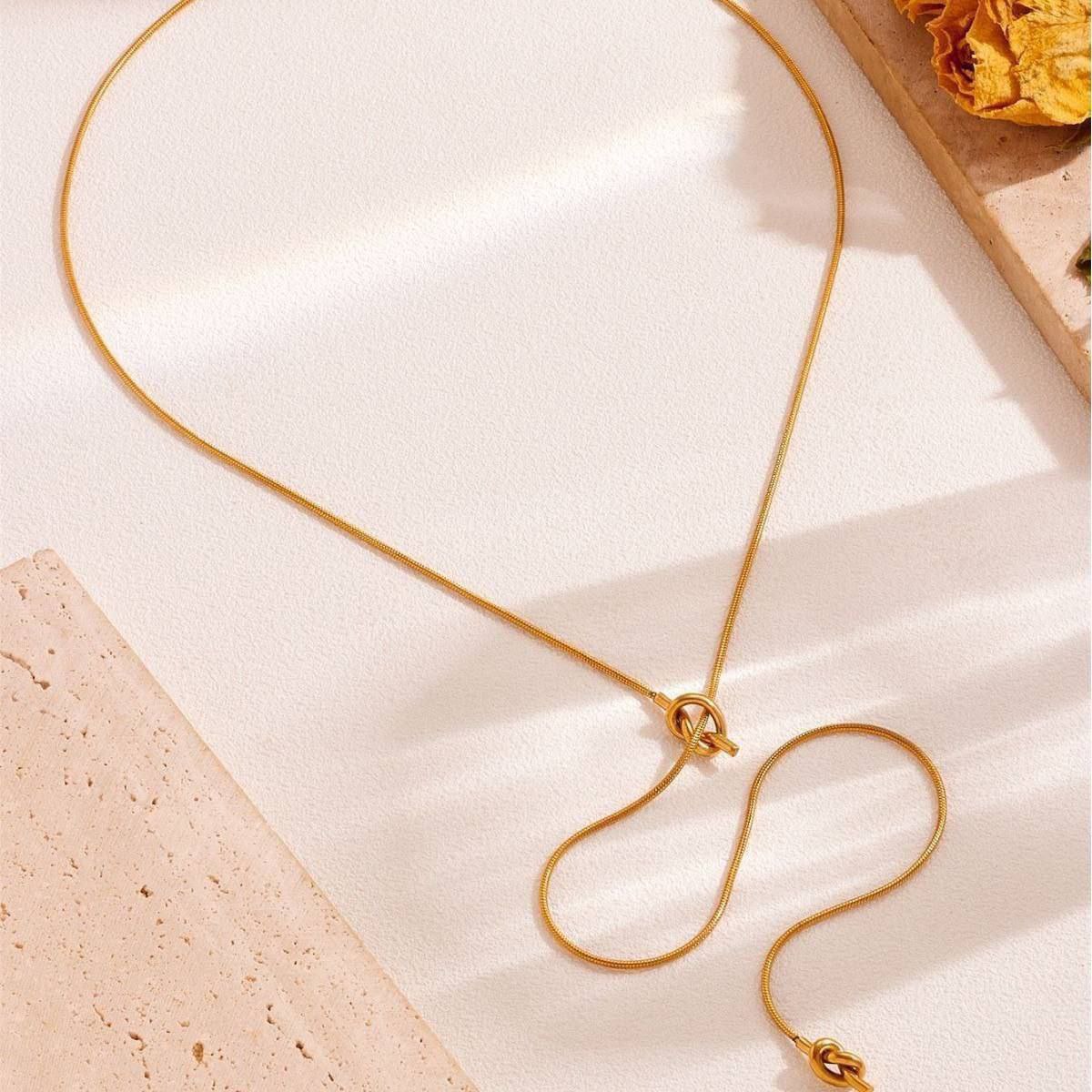 Product Name:
Stainless Steel 316 Lariat (Tie) Necklace