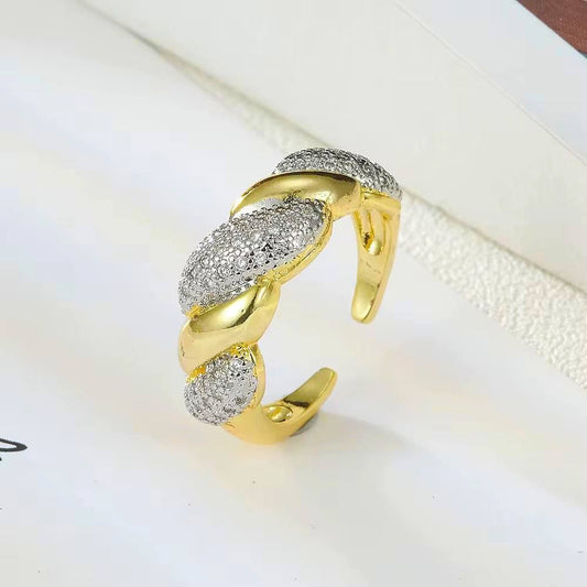 Product Name

Gold-Plated Adjustable Ring with Zircon Stones