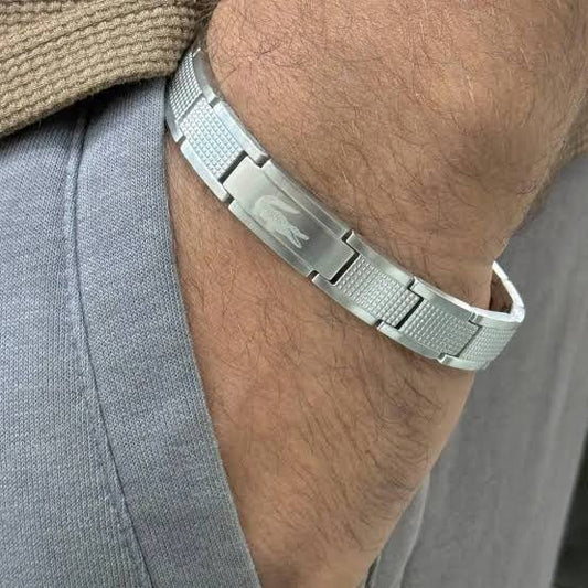 Product Name:
Lacoste Men's Bracelet – Pure Stainless Steel 316