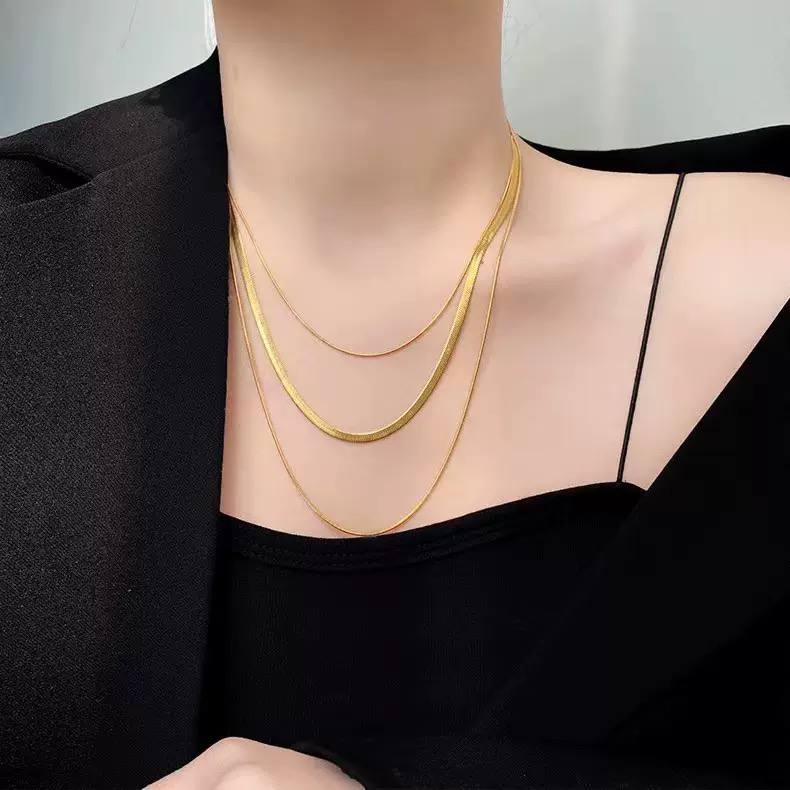 Product Name:
Triple-Layer Pure 316 Stainless Steel Necklace