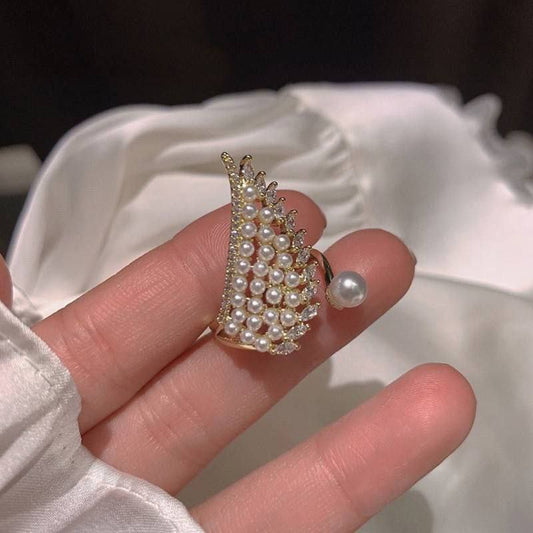 Product Name:
Premium Gold Plated Zircon Ring – Adjustable Free Size