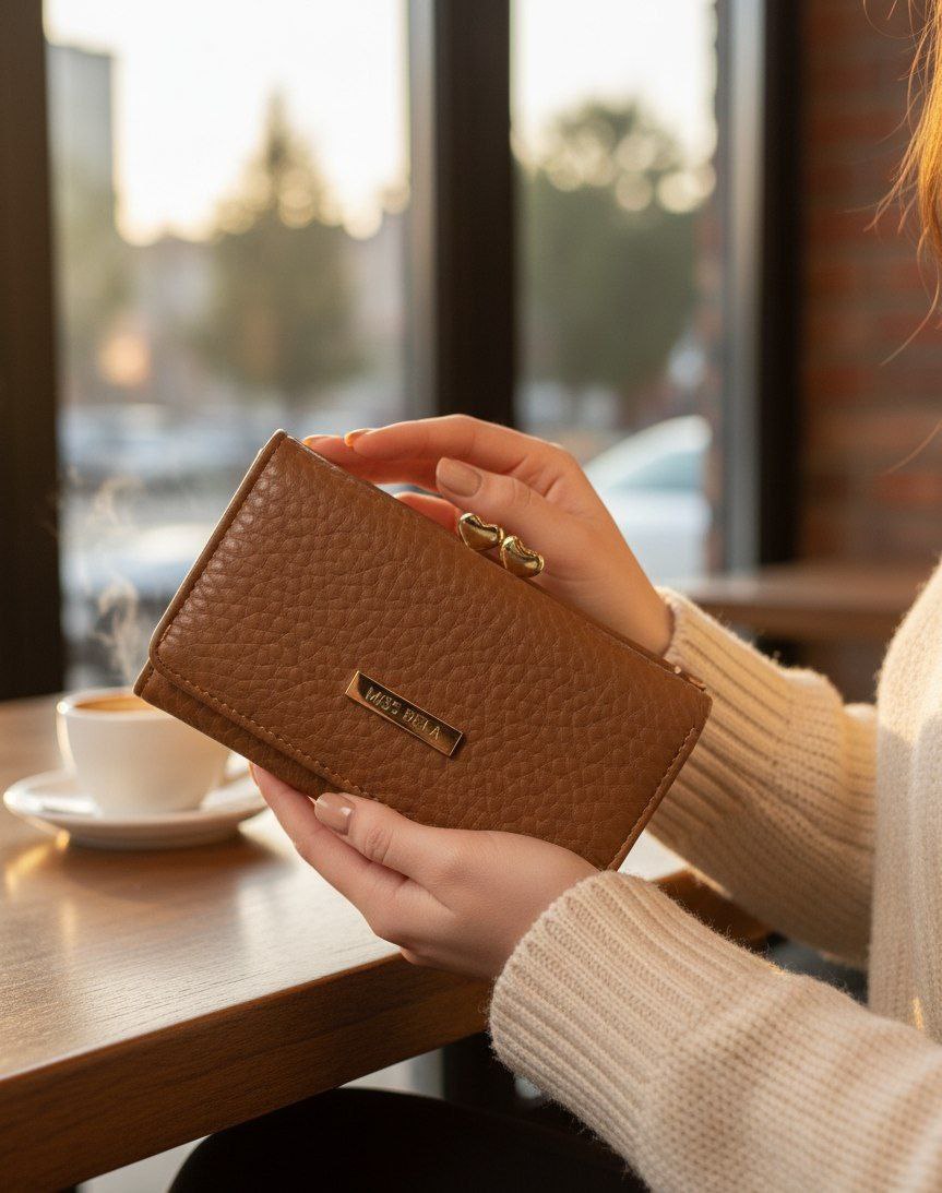 Product Name:
Medium-Size Premium Leather Snap Wallet