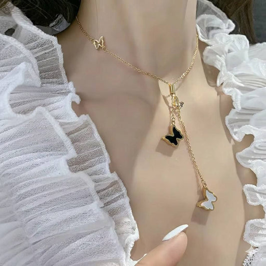 Product Name:
Butterfly Pendant Stainless Steel Pure 316 Necklace