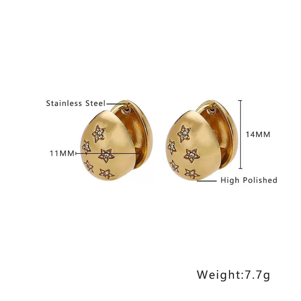 Product Name:
316 Pure Stainless Steel Single-Stud Earrings