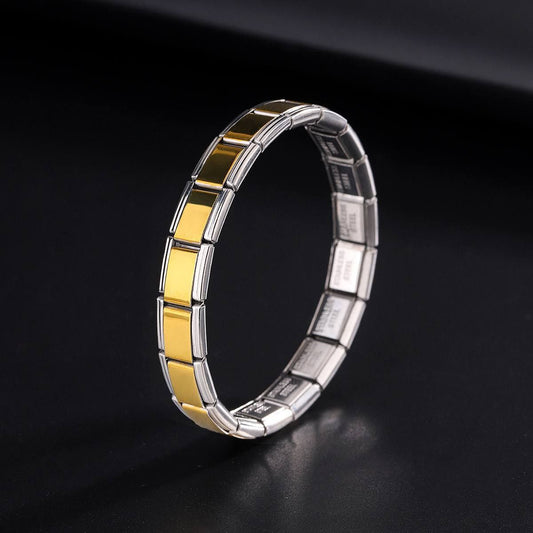 Product Name:
Two-Tone Italian Bracelet – Pure 316L Stainless Steel